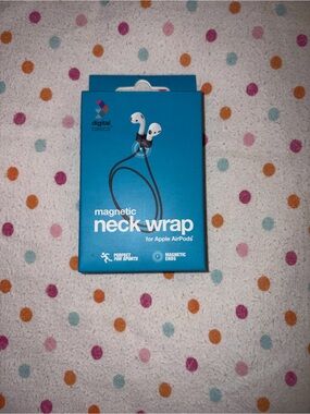 Digital Basics Magnetic Neck Wrap for Apple AirPods Silicone Sports Strap NEW